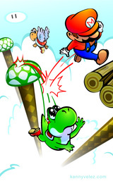 Illustration for article titled Yoshi: Behind The Dinosaur